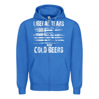 True Royal liberal tears and cold beers   funny political t shirt Zipper Hoodie - maiPhamDesign
