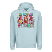 Blue Mist 100 days with my gnomies Premium Hoodie - RacoonDesign