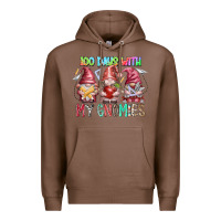Chestnut 100 days with my gnomies Premium Hoodie - RacoonDesign