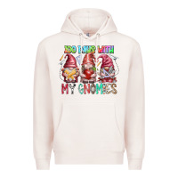 Pale Pink 100 days with my gnomies Premium Hoodie - RacoonDesign