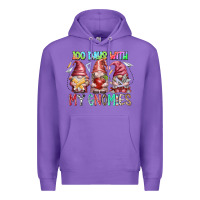 Purple 100 days with my gnomies Premium Hoodie - RacoonDesign