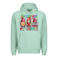 Seafoam 100 days with my gnomies Premium Hoodie - RacoonDesign
