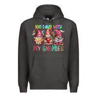 Smoke 100 days with my gnomies Premium Hoodie - RacoonDesign