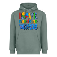 Sage love needs no words autism Heavyweight Hoodie - AdoDesignShop