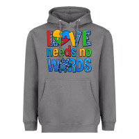 Storm love needs no words autism Heavyweight Hoodie - AdoDesignShop