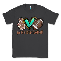 Smoke Peace love football Classic Tee - HowdyJamesFarm