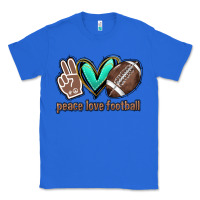 True Royal Peace love football Classic Tee - HowdyJamesFarm