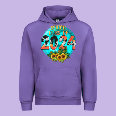 Class Of 2024 Senior Urban Hoodie Designed By Jahusdesignshop