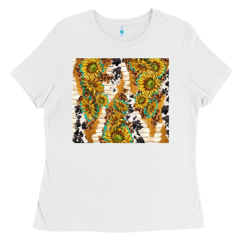 Sunflowers With Patterns Ladies Tee by TumblerDesignByShophia | Teevron