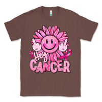 Chestnut hey cancer smiley face breast cancer Classic Tee - RanaPortraitStore