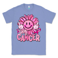 Colony Blue hey cancer smiley face breast cancer Classic Tee - RanaPortraitStore