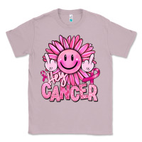 Lilac hey cancer smiley face breast cancer Classic Tee - RanaPortraitStore