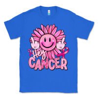 True Royal hey cancer smiley face breast cancer Classic Tee - RanaPortraitStore