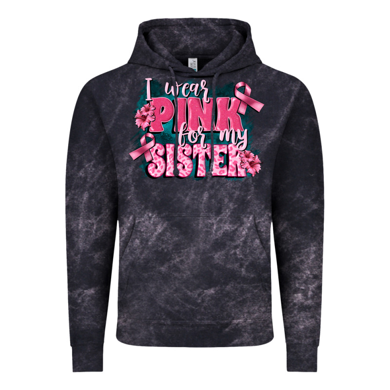 I Wear Pink For My Sister Vintage Hoodie by FaDigitalArtStudio | Teevron