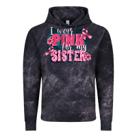 Cloud Black i wear pink for my sister Vintage Hoodie - FaDigitalArtStudio