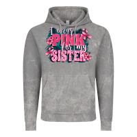 Cloud Rock i wear pink for my sister Vintage Hoodie - FaDigitalArtStudio