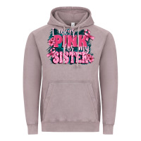 Vintage Zinc i wear pink for my sister Vintage Hoodie - FaDigitalArtStudio