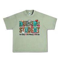 Oil Green nursing student no sleep no money no life Urban Heavy Tee - OliviaCreatesArt