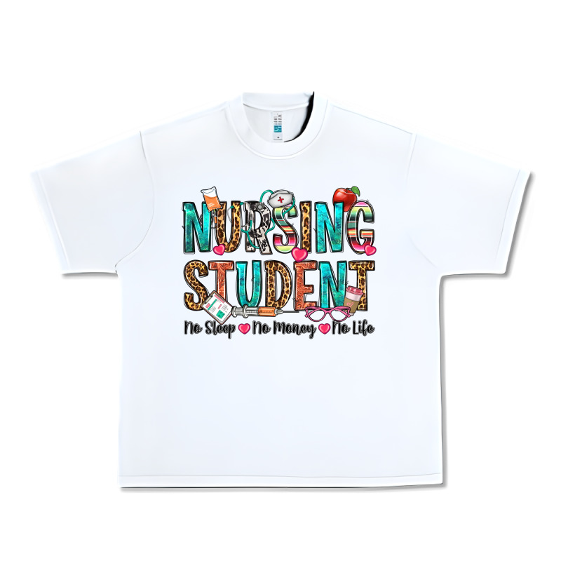 Nursing Student No Sleep No Money No Life Urban Heavy Tee by OliviaCreatesArt | Teevron