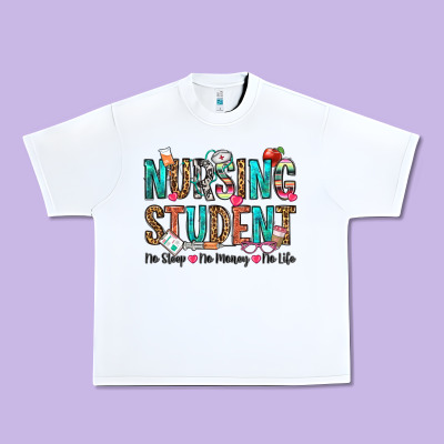 Nursing Student No Sleep No Money No Life Urban Heavy Tee Designed By Oliviacreatesart