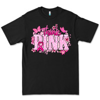Black Think pink Cancer Awareness Premium Tee - HowdyJamesFarm
