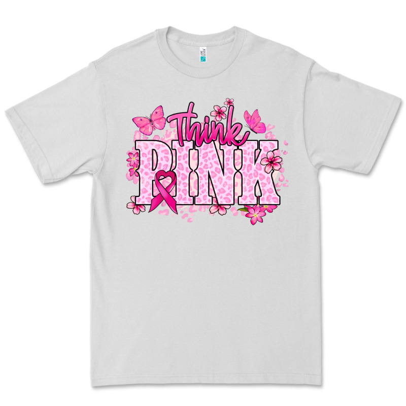 Think Pink Cancer Awareness Premium Tee by HowdyJamesFarm | Teevron
