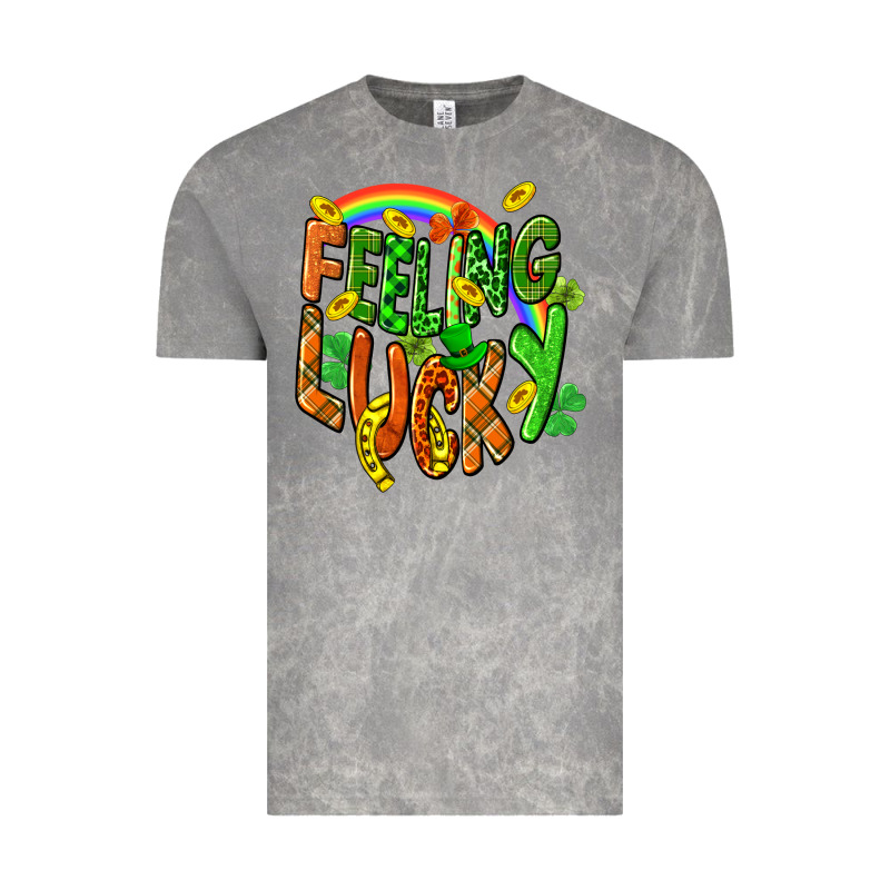 St. Patrick's Day Feeling Lucky Vintage Tee by CowGirlArtShop | Teevron