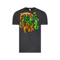 Vintage Black St. Patrick's Day Feeling lucky Vintage Tee - CowGirlArtShop