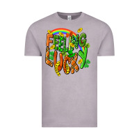 Vintage Zinc St. Patrick's Day Feeling lucky Vintage Tee - CowGirlArtShop