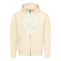 Sandshell Matching Family French Bulldog Dog Skull Costume Halloween Zipper Hoodie - maiPhamDesign