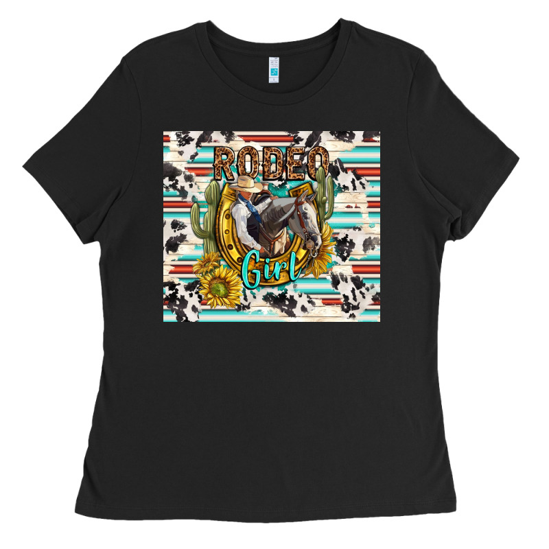 Rodeo Girl Ladies Tee by TumblerDesignByShophia | Teevron