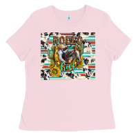 Bubblegum Pink rodeo girl Ladies Tee - TumblerDesignByShophia