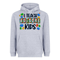 Heather Grey i teach ausome kids Heavyweight Hoodie - AdoDesignShop