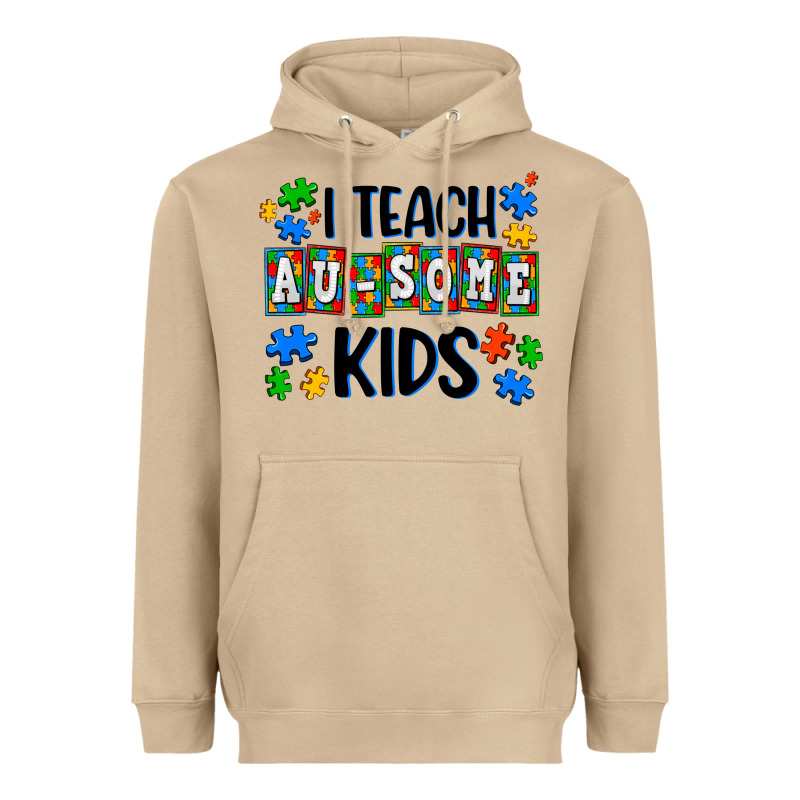I Teach Ausome Kids Heavyweight Hoodie by AdoDesignShop | Teevron