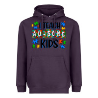 Plum i teach ausome kids Heavyweight Hoodie - AdoDesignShop