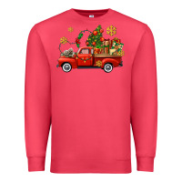 Cardinal Christmas truck Premium Sweatshirt - AdoDesignShop