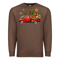 Chestnut Christmas truck Premium Sweatshirt - AdoDesignShop