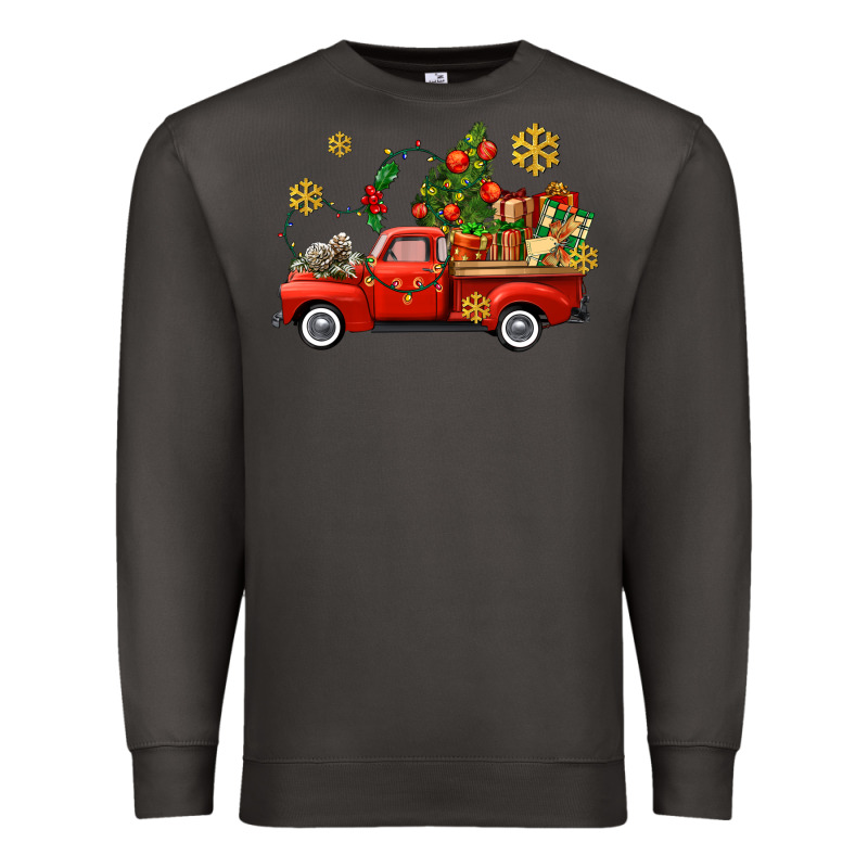 Christmas Truck Premium Sweatshirt by AdoDesignShop | Teevron