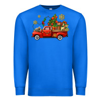 True Royal Christmas truck Premium Sweatshirt - AdoDesignShop