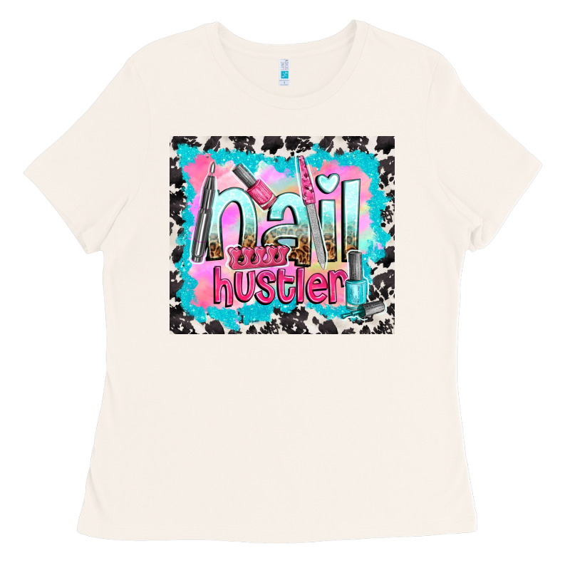 Nail Hustler Ladies Tee by TumblerDesignByShophia | Teevron