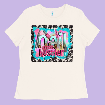 Nail Hustler Ladies Tee Designed By Tumblerdesignbyshophia
