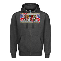 1776 4th Of July License Plate Zipper Hoodie | Teevron