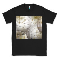 Black distressed volleyball pattern Classic Tee - TumblerDesignByShophia