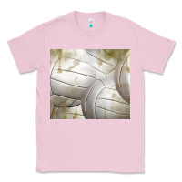 Bubblegum Pink distressed volleyball pattern Classic Tee - TumblerDesignByShophia