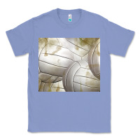 Colony Blue distressed volleyball pattern Classic Tee - TumblerDesignByShophia