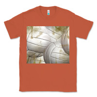 Copper distressed volleyball pattern Classic Tee - TumblerDesignByShophia