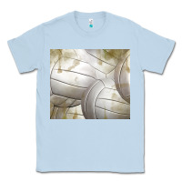 Dusty Blue distressed volleyball pattern Classic Tee - TumblerDesignByShophia