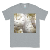 Heather Grey distressed volleyball pattern Classic Tee - TumblerDesignByShophia