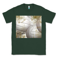 Sports Green distressed volleyball pattern Classic Tee - TumblerDesignByShophia