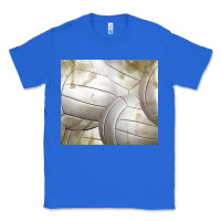 Distressed Volleyball Pattern Classic Tee | Teevron